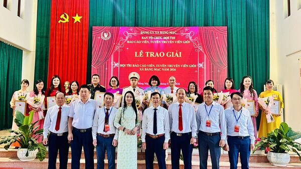 Bằng Mạc nâng cao chất lượng tuyên truyền nghị quyết qua hội thi báo cáo viên giỏi