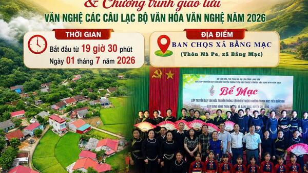 🇻🇳THÔNG BÁO  ♻️🌷Thời gian địa điểm tổ chức: Hội nghị Công bố Quyết định công nhận Câu lạc bộ Nghệ nhân thực hành nghi lễ dân gian xã Bằng Mạc và Chương trình giao lưu văn nghệ các Câu lạc bộ văn hóa văn nghệ năm 2026. Kính mời bà con tới dự và theo dõi