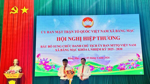 Xã Bằng Mạc tổ chức Hội nghị hiệp thương kiện toàn Ủy viên Ủy ban và chức danh Chủ tịch Ủy ban MTTQ Việt Nam xã khóa I, nhiệm kỳ 2025 – 2030