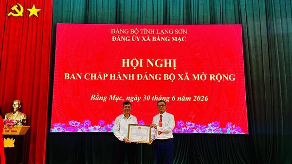 Đảng bộ xã Bằng Mạc tổ chức Hội nghị Ban Chấp hành mở rộng lần thứ Tư, nhiệm kỳ 2025 – 2030