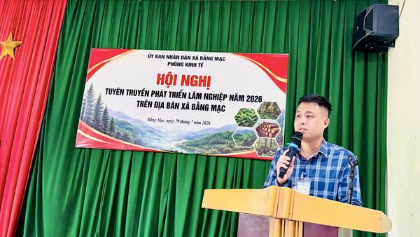 BẰNG MẠC: TẬP HUẤN TUYÊN TRUYỀN PHÁT TRIỂN LÂM NGHIỆP NĂM 2026