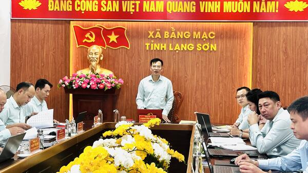 ĐẢNG ỦY XÃ BẰNG MẠC TỔ CHỨC HỘI NGHỊ BAN THƯỜNG VỤ CHUYÊN ĐỀ