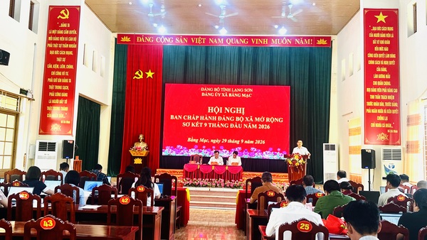 Bằng Mạc sơ kết công tác Đảng 9 tháng đầu năm 2026