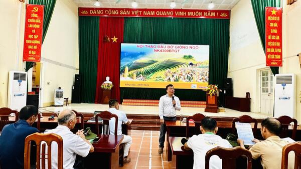XÃ BẰNG MẠC: HỘI THẢO ĐẦU BỜ ĐÁNH GIÁ GIỐNG NGÔ NK4300BTGT