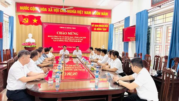 XÃ BẰNG MẠC: HỌC TẬP KINH NGHIỆM MÔ HÌNH SẢN XUẤT NÔNG NGHIỆP TẠI TỈNH NINH BÌNH